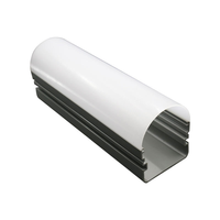 Profilé d'extrusion en plastique blanc LED sur mesure, abat-jour diffuseur LED, couvercle diffuseur en plastique, profilé lumineux – Fourniture directe usine