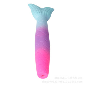 Bolígrafo Antiestrés con Forma de Cola de Sirena, Novedad de Plástico para Oficina y Escuela - Product Image 5