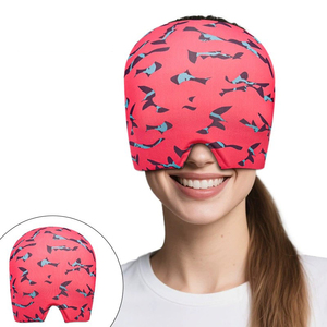 Compresse de glace réutilisable anti-migraine et anti-tension <span class=keywords><strong>pour</strong></span> les maux de tête, bonnet de soulagement de la migraine sans odeur, bonnet rafraîchissant <span class=keywords><strong>pour</strong></span> hommes et femmes - Product Image 4