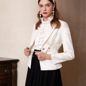 New Slim Casual Koreanische Frühlings-und Herbst jacke Kleiner Anzug Damen <span class=keywords><strong>Blazer</strong></span> - Product Image 4