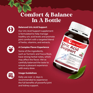 Cápsulas de Apoyo al Ácido Úrico Dietético con Extracto de Cereza y Café Verde para Articulaciones, Fabricante de Cápsulas de Apoyo al Ácido Úrico - Product Image 3