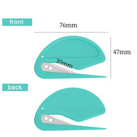 Mini ouvre-lettre en plastique enveloppe et coupe-papier couteau utilitaire pour corde et ouvre-boîte coupe-nœud pour animaux de compagnie ouvre-cadeau