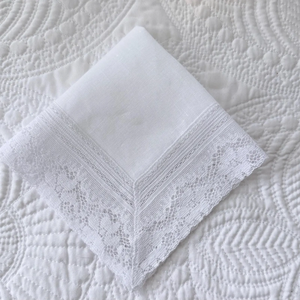 Mouchoir <span class=keywords><strong>blanc</strong></span> Nettoyage Mouchoir <span class=keywords><strong>blanc</strong></span> Mouchoir brodé Mouchoir <span class=keywords><strong>anglais</strong></span> Mouchoir en forme de carré - Product Image 5