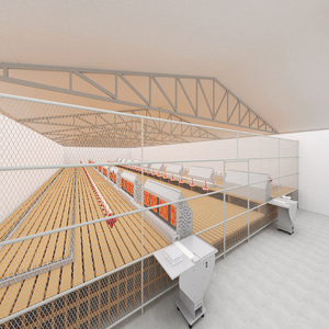 Gà lớp lồng hệ thống trứng Bộ sưu tập máy tự động trứng thu thập thiết bị gia cầm Gà trang trại trứng thu thập máy - Product Image 1