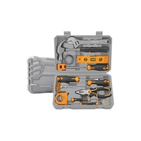Juego de Herramientas para el Hogar Xi Meng de 59 Piezas, Estuche de Plástico, Caja de Herramientas Completa con Puntas de Destornillador para Reparaciones Manuales en el Hogar y la Oficina