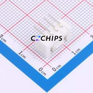 ZX-HA2.54-4PWZ Wire-to-Board Pin Header Bent Lead Through Hole,P=2.54mm Connector 1x4P 2.5mm Right Angle Insert XHB - Product Image 2