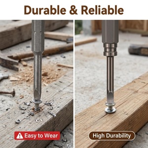 Guest Quality Sl Series Flathead Electric <b>Screwdriver</b> <b>Bits</b> 50 75 100 150mm Hex Shank <b>Set</b> For Drill - Product Image 5