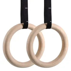 Регулируемое деревянное кольцо для тренажерного зала, аксессуары для спортивной площадки, набор оборудования для домашних тренировок, фитнес-тренировочные кольца