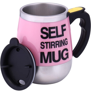 Tasse à café à agitation automatique de 400ml Tasse à café à mélange automatique avec poignée et couvercle Tasse électrique pour Cofe - Product Image 4