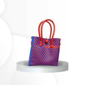 2024 nouveau sac en plastique recyclé écologique tissé à la main conception de sac à main en gros pour femmes d'Indonésie - Product Image 3