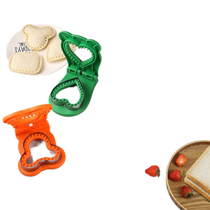 Nouveau bricolage pain coupe moule Rectangle Sandwich coupe rabat poche <span class=keywords><strong>pantalon</strong></span> main garde acier inoxydable cuisson outil amour coeur chat - Product Image 6