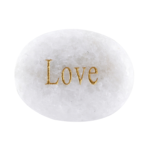 Juego de cristales de Reiki hechos a mano para curar piedras de Palma de Chakra talladas símbolos grabados Feng Shui semipreciosa relajación amor esperanza - Product Image 1