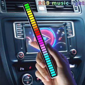 Barras de Luces LED Inteligentes para Navidad, Indicador de Nivel de Música, Ritmo Ambiental, Control de Sonido Colorido, para Coche y Juegos - Product Image 6