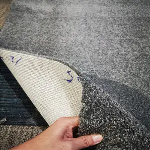 Alfombra con estampado personalizado, venta al por mayor de fábrica, piso de fieltro suave, Flexible, rollo de pila larga