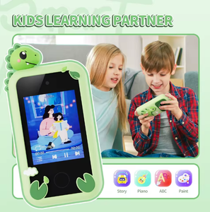 Lettore Musicale per Bambini con Doppia Fotocamera, Registrazione Video, Giochi Puzzle, 22 App, Telefono Giocattolo Y1 per Bambini - Product Image 6