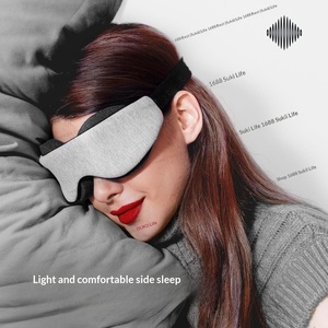 Masque de sommeil <span class=keywords><strong>Manta</strong></span> Ray 100% occultant, sans pression intraoculaire, confortable, ajustable, occultation 3D parfaite, en coton à mémoire de forme - Product Image 2