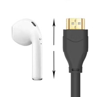 Câble 2.1 de 0,5M-3M UHD 8K 60Hz Ultra Haute Vitesse 48 Gbps avec Gaine en PVC Plaqué Or 24K pour Projecteur et Moniteur