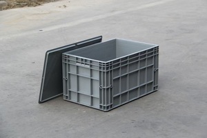 Thùng nhựa nặng có thể gập lại hiển thị trái cây và rau quả trong siêu thị Thùng nhựa - Product Image 5