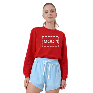 Camiseta de Verano para Mujer Kuenzi, Personalizada con Logotipo, Cuello Redondo, Manga Larga, 100% Algodón, 275GSM, Peso Pesado, Corte Regular - Product Image 1