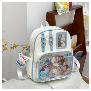 Sac à dos transparent pour étudiantes, motif Anime Kpop Idol, Mochilas <span class=keywords><strong>K</strong></span>-pop Guerreras pour enfants, bonne qualité - Product Image 4