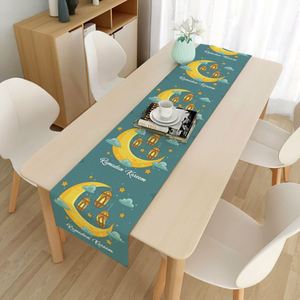 Nappe Imprimée Kareem pour Fêtes Musulmanes, Nappe Imperméable Mubarak Ramadan, Housse de Dossier - Product Image 1