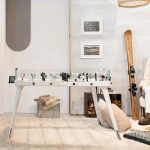 <span class=keywords><strong>Table</strong></span> de <span class=keywords><strong>baby</strong></span>-<span class=keywords><strong>foot</strong></span> de luxe haut de gamme, <span class=keywords><strong>table</strong></span> de jeu de football d'extérieur avec plateau en verre trempé, bois blanc et verre, <span class=keywords><strong>table</strong></span> de <span class=keywords><strong>baby</strong></span>-<span class=keywords><strong>foot</strong></span> - Product Image 2