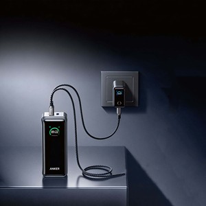 Anker แบตสำรองพกพา26250มิลลิแอมป์ต่อชั่วโมง, ชาร์จเร็วสูงสุด300วัตต์ชุดแบตเตอรี่ภายนอก2C1A พอร์ตพร้อมจอแสดงผลดิจิตอลอัจฉริยะ - Product Image 2