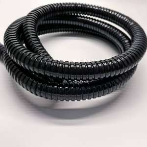 Гибкий гофрированный электротехнический трубопровод из стали с ПВХ-покрытием, огнестойкий, серый, металлический, 10 мм, 20 мм, 25 мм, 3 1/2 дюйма - Product Image 4