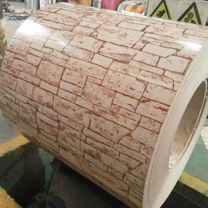 Cổ kết thúc gạch hạt prepainted sản phẩm thép mạ kẽm trông giống như màu gạch cho thiết kế nội thất - Product Image 1