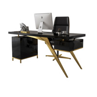Bureau d'étude de luxe moderne Simple Post-moderne, chambre à coucher, bureau blanc