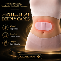 Appareil TENS sans fil pour soulager les douleurs menstruelles et dorsales, machine TENS avec chaleur pour les crampes menstruelles, masseur EMS rechargeable