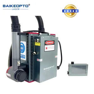 BAIKEOPTO – petit sac à dos à impulsion laser à fibre 50W machine de nettoyage laser portative adopte la série laser MAX-50W