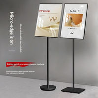 Panneaux de signalisation directionnelle sur pied, panneaux d'affichage à bord étroit à base d'eau, panneaux d'information A3, panneaux de guidage pour hôtels, panneaux d'affichage A4