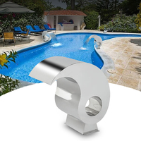 Décoration graphique aquatique pour centres commerciaux intérieurs, jardins extérieurs, piscines, fontaines, rideaux de pluie, rideaux d'eau personnalisés