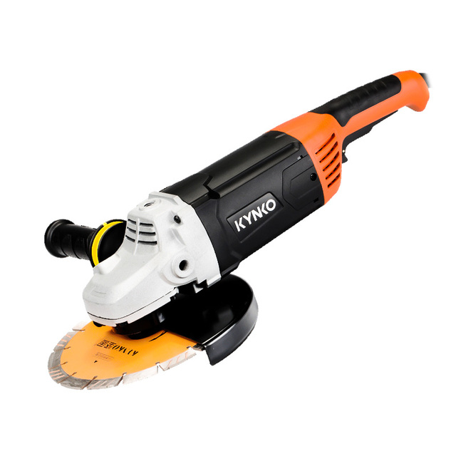 230mm Brushless Sturdy Angle Grinder Industrial Grade Electric Power Tool Aluminum Construction for Heavy Duty Stone Cutting