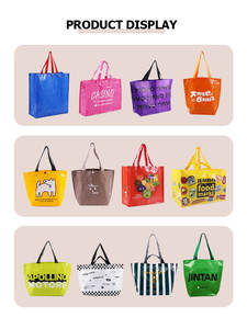 OEM/ODM Custom Tote Bag Eco-Friendly Laminated PP Woven Reusable Nylon Shopping Bag with Custom Logo and Promotional Color - Product Image 6