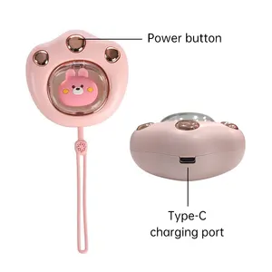 Mini Hand Warmer Cat Paw Cute Winter Heater Portable Quick Heating USB Rechargeable Pocket 1200mAh Hands Warmer