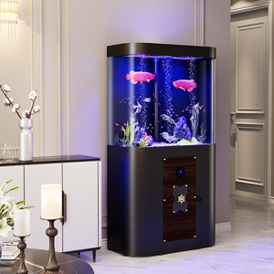 Grand aquarium en acrylique 170L élégant pour aquarium d'hôtel, accessoire d'aquarium en plastique <span class=keywords><strong>de</strong></span> qualité supérieure avec forme élégante - Product Image 5