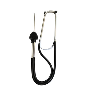 Stéthoscope mécanique de type cylindrique, outil de réparation automobile argenté pour la détection de bruit de voiture - Product Image 4