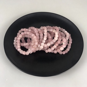De alta calidad de cuarzo rosa natural, la piedra pulsera - Product Image 3