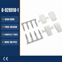 Terminaux automobiles domestiques 6-928918-1 sur bobine, pour fil de calibre 22 AWG, avec contact en laiton et boîtier en cuivre, mâle