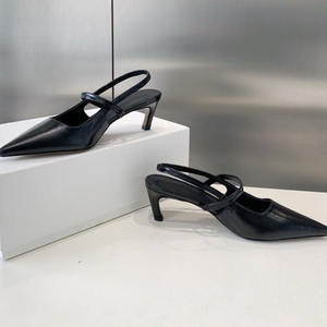 Zapatos de mujer elegantes, tacos para mujer hechos a mano con logotipo personalizable, zapatos de tacón alto para mujer - Product Image 4