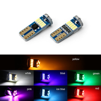 RCJ T10 W5W 194 LED Lights 4014 15SMD Canbus Lampes de plaque d'immatriculation pour éclairage intérieur de voiture