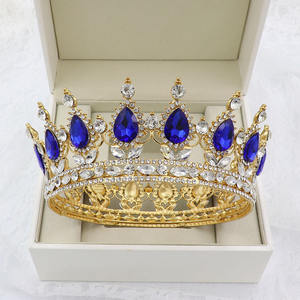 Venta al por mayor personalizado Rhinestone coronas Tiaras nupcial Tiara boda pelo corona vestido de novia accesorios <span class=keywords><strong>tocado</strong></span> de novia - Product Image 4