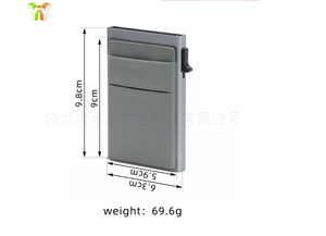 Credit Card Holder Luxury Metal Bank ID Card Holer Case <strong>Wallet</strong> <strong>for</strong> <strong>Men</strong> Thin Slim Mini Minimalist <strong>Wallets</strong> - Product Image 5