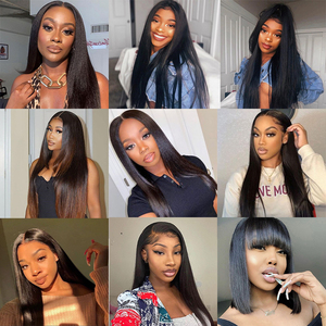 للبيع بالجملة شعر بشري بدانتيل شعر عذراء برازيلي عالي الوضوح شفاف 13x4 باروكات بدانتيل من البائعين للنساء السمراوات - Product Image 5