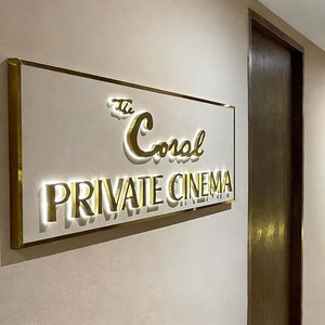 Insegna Luminosa a LED per Esterni in Acciaio Inossidabile, Impermeabile IP65, Personalizzabile in Dimensioni e Colore, per Negozi, Centri Commerciali e Illuminazione Domestica - Product Image 1