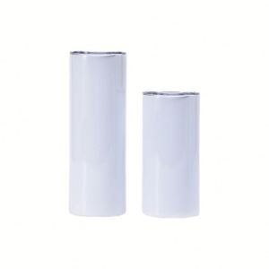 Vaso térmico delgado de 20 oz, aislado al vacío, resistente a caídas, para sublimación, blanco, para regalo de coche, con logotipo personalizado, para envío transfronterizo - Product Image 4