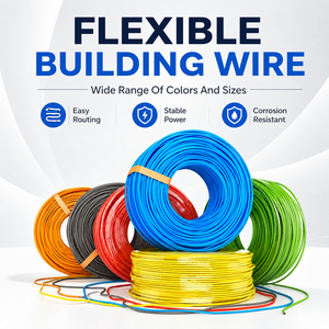 Cables Eléctricos de 1.5mm y 2.5mm, Cable Plano de Cobre Bipolar y Tierra BS6004 6243Y, Precio de Cable Eléctrico para Casa - Product Image 1