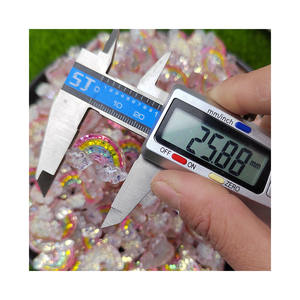 Cabochons Kawaii en résine brillante arc-en-ciel à dos plat pour les centres d'arc à cheveux bricolage artisanat breloques de remplissage <span class=keywords><strong>Slime</strong></span> - Product Image 4